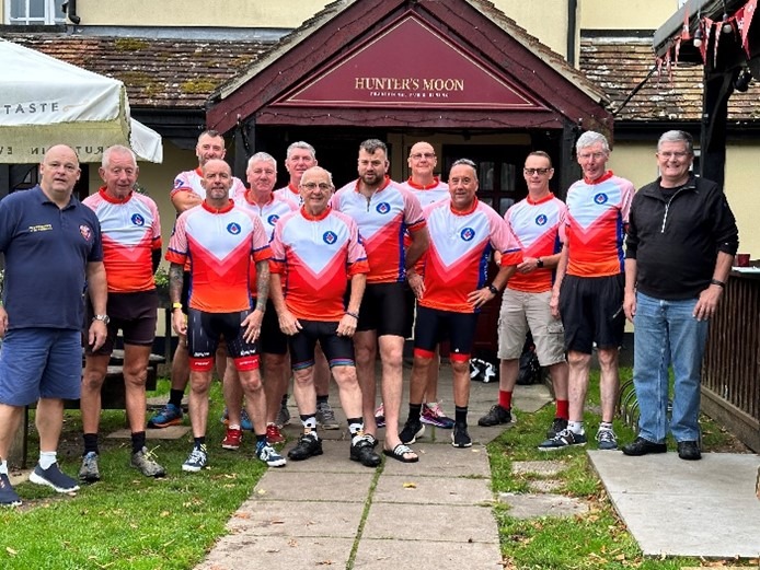 August 23RD 2023, Mr. Simon Pearson, third from right.