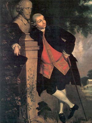 David Garrick - a painting by Gainsborough